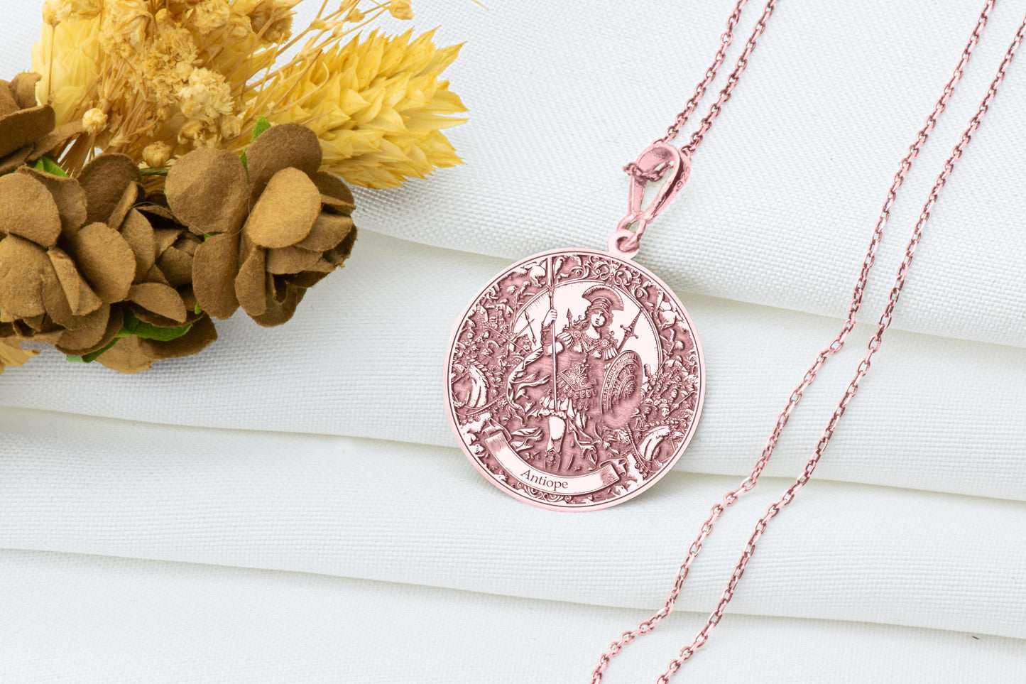 Antiope Necklace: Amazon Warrior Queen Pendant